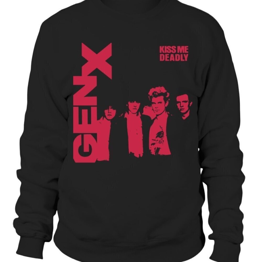 Generation X Kiss Me Deadly Rock Band Music Sweatshirt